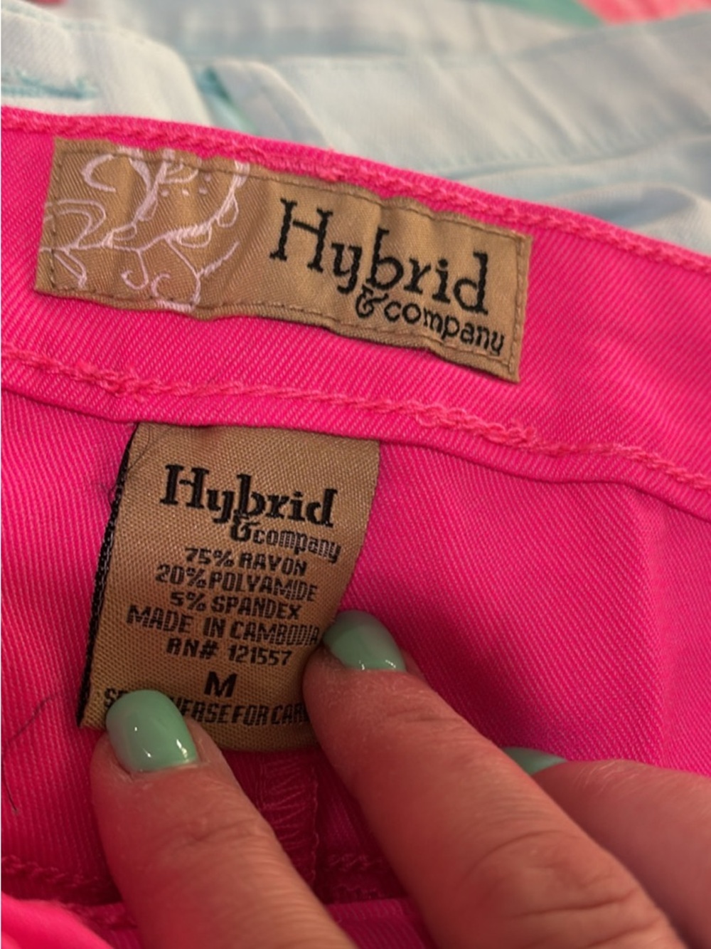 Hybrid & Company hot Pink pants